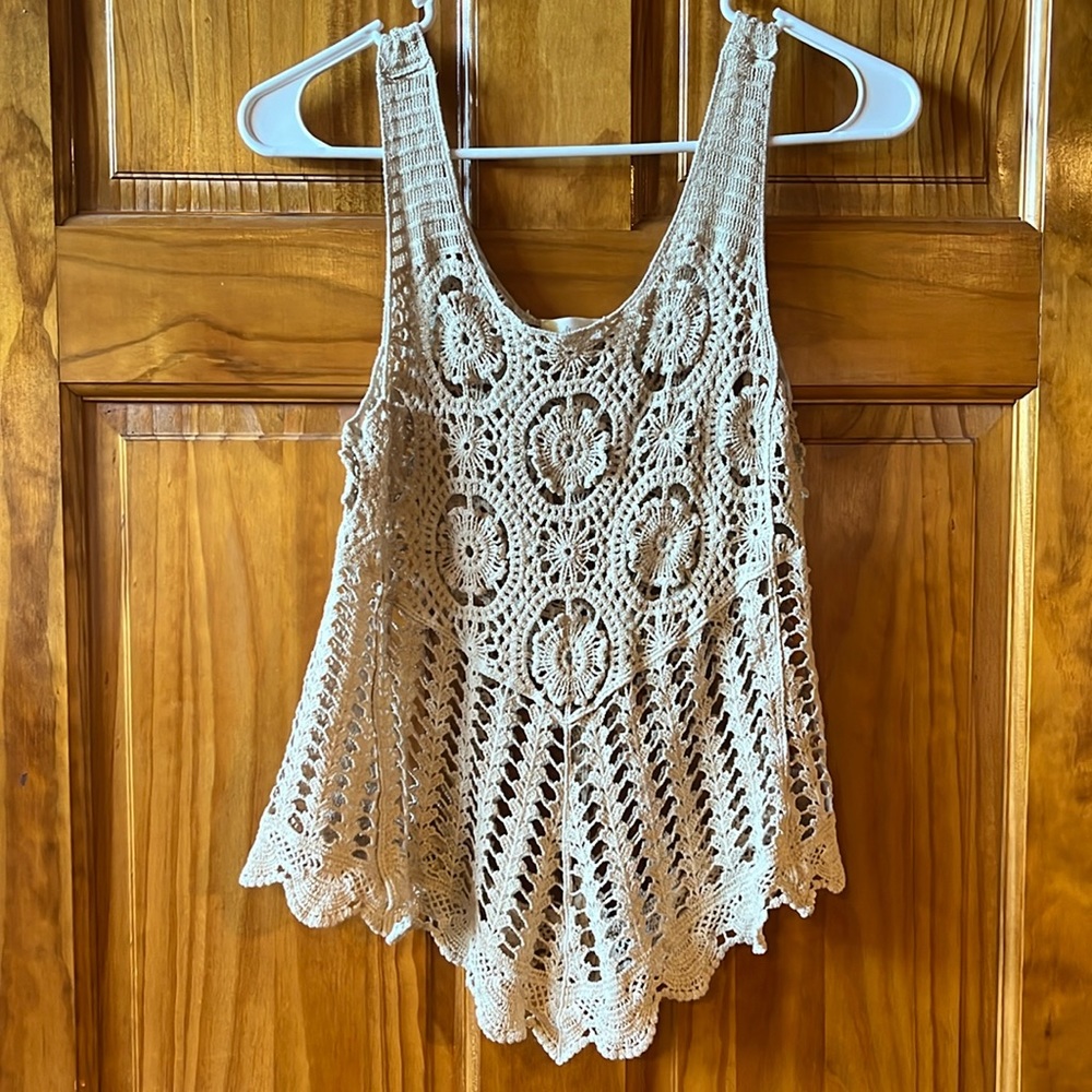 Altar’d State Crochet Tank Top